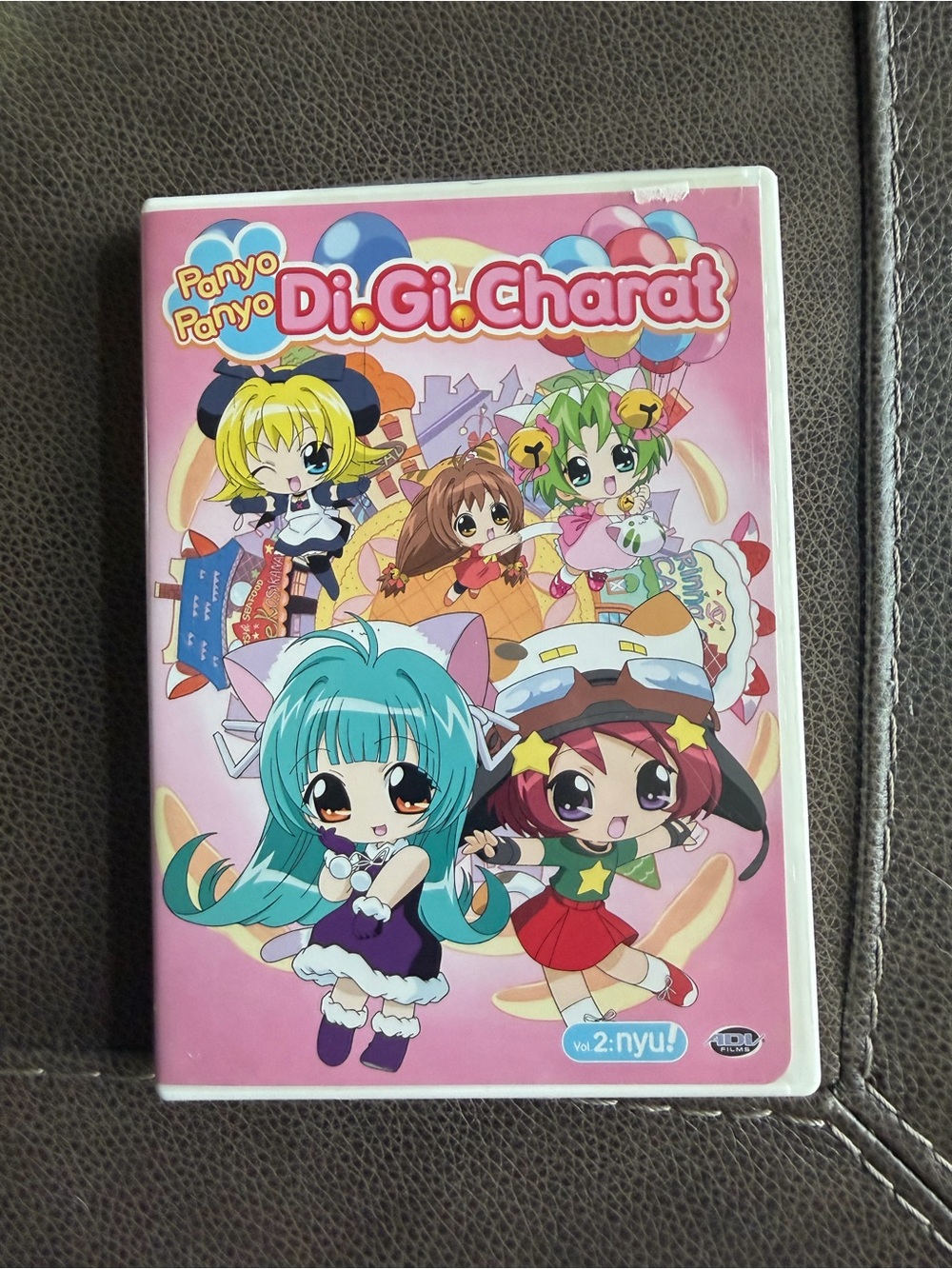 Panyo Panyo Di Gi Charat Vol. 2: Nyu! DVD (ADV Films) Complete w/ Unused Sticker